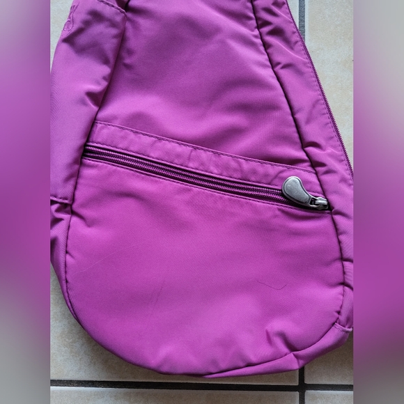 Ameribag Purple Nylon Crossbody Healthy Back Bag - Picture 4 of 7
